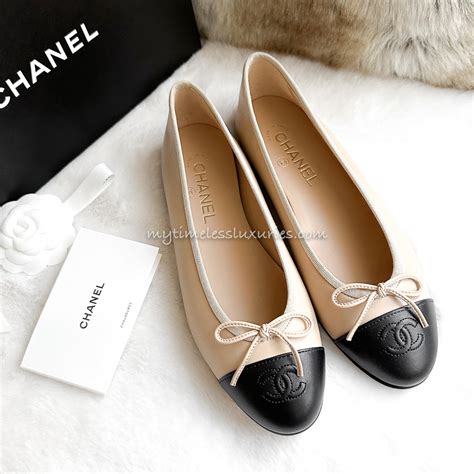 chanel ballet flats price euro 2017|chanel flats beige and black.